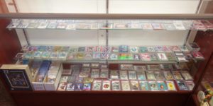 Display counter with our Baseball Cards for Sale. Vermillion Enterpises Spring Hill, FL.