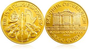 20th Anniversary - 20 oz. Gold Philharmonic.