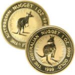 AUSTRALIAN GOLD NUGGET COINS