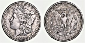 1878-1904 MORGAN 90% SILVER DOLLAR COINS