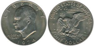 1971-1974, 1976 EISENHOWER DOLLARS