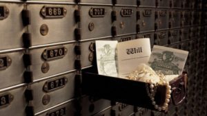 store in a deposit box