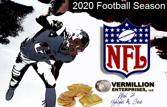 Vermillion Enterprises - 2020 NFL Week 2 highlights WE BUY SPORTS CARDS AND MEMORABILIA