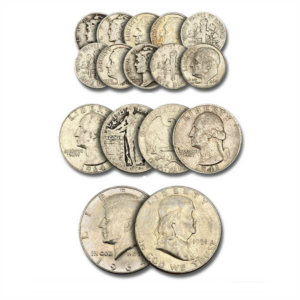 Constitutional silver coins at Florida coin shop