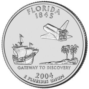 Florida state quarter coin