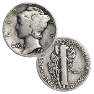 Mercury dime silver coin