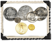 Tampa Bay, Florida coin dealer. Silver and gold coins.