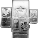 Silver bullion, bars and rounds